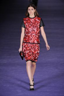 Christopher Kane Fall 2012 Floral Embroidered Pencil Skirt  - Lyst