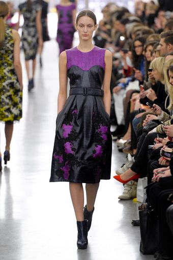 Erdem Fall 2012 Lace Embroidered Rubber Cocktail Dress - Lyst