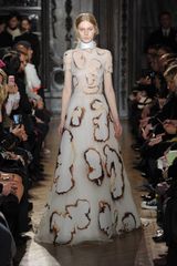 Giles Fall 2012 Burn Hole Bead Encrusted Gown 