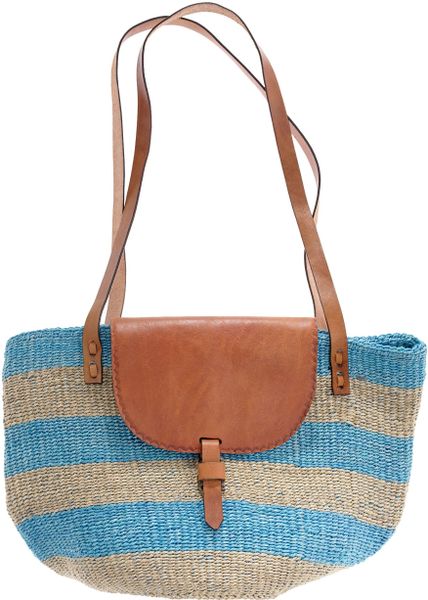 Madewell Bamboula Ltd. Market Bag in Blue (blue brown) - Lyst