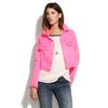 Textile Elizabeth And James Textile Elizabeth & James® Sid Denim Jacket in Pink (shocking pink) - Lyst