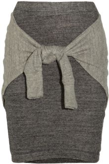 3.1 Phillip Lim Tie-front Cotton-jersey Skirt - Lyst