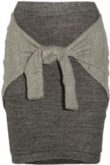 3.1 Phillip Lim Tie-front Cotton-jersey Skirt