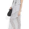 Alaïa Studded Leather Sandals in Silver - Lyst