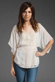 Beyond Vintage Floral Applique Tunic - Lyst