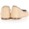 Chloé Crochet and Beadtrimmed Leather Ballet Flats in Beige (nude) - Lyst