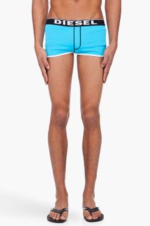 Diesel Turquoise Aloha Swim Shorts - Lyst