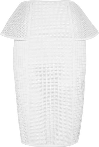 Hakaan Denisha Mesh Pencil Skirt - Lyst