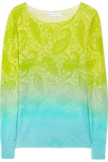 Jonathan Saunders Lilium Silk and Cashmere-blend Sweater - Lyst