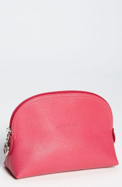 Longchamp Veau Cosmetic Case in Pink (rose) - Lyst