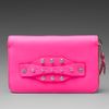 Mcq By Alexander Mcqueen Mcq By Alexander Mcqueen Collar Stud Wallet in Pink (neon pink) - Lyst