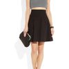 Miu Miu Cropped Cotton Top in Gray (steel) - Lyst
