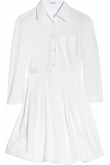 Miu Miu Cotton-poplin Shirt Dress - Lyst