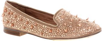 Sam Edelman Adena Stud Detail Satin Slippers - Lyst