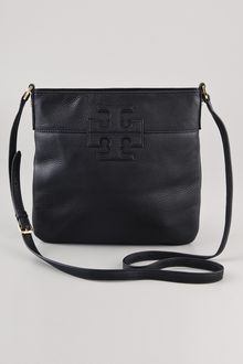 Tory Burch Stacked Logo Messenger Bag - Lyst
