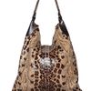 Zagliani Lara Xl Python Weave Shoulder Bag in Brown - Lyst