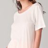3.1 Phillip Lim Black Tie V Back Boyfriend Tee in White - Lyst