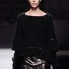 Alberta Ferretti Fall 2012 Leather Pencil Skirt  in Black - Lyst