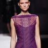 Alberta Ferretti Fall 2012 Lace Embroidered Evening Dress in Purple - Lyst