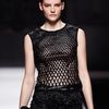 Alberta Ferretti Fall 2012 Woven Tank  in Black - Lyst