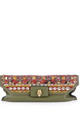 Alexander McQueen Moroccan Embroidered Clutch Bag
