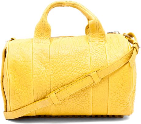 Alexander Wang Rocco Satchel in Citrus in Yellow (citrus) - Lyst