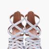 Barbara Bui Tall Grey Suede and Python Wedges in Gray (grey) - Lyst