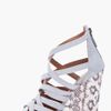 Barbara Bui Tall Grey Suede and Python Wedges in Gray (grey) - Lyst