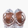 Barbara Bui Tall Grey Suede and Python Wedges in Gray (grey) - Lyst