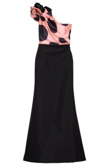 Carolina Herrera One Shoulder Polka Gown - Lyst