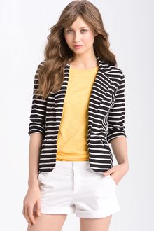 Caslon® One Button Knit Jacket - Lyst