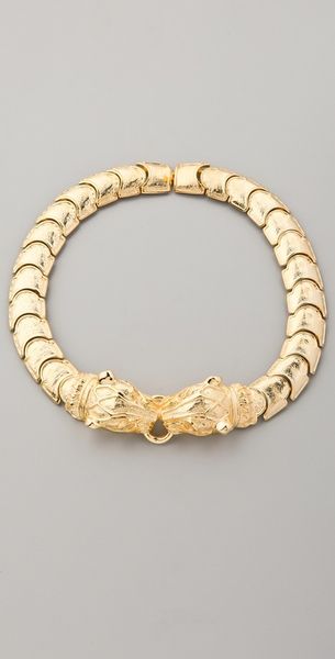 Fallon Jewelry Paulina Choker in Gold - Lyst