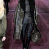 Gucci Fall 2012 Asymmetrical Floral Print Jacket In Navy Blue With Button Closure  in Blue - Lyst