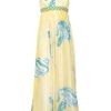 Laundry By Shelli Segal Floralprint Silk Maxi Dress in Yellow - Lyst