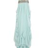 Marchesa Chiffon Embellished Grecian Gown in Blue (mint) - Lyst