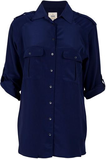 MiH Jeans Safari Silk Shirt - Lyst