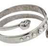 Alexander Mcqueen Spiral Twin and Pearl Bracelet in Silver (s) - Lyst