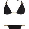 Gucci Chaintrimmed Triangle Bikini in Black - Lyst
