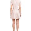 Hervé Léger Flare Skirt Dress in Bare in Pink (bare) - Lyst