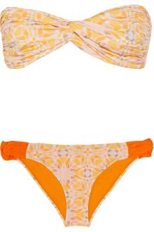 Matthew Williamson Mosiac-print Bandeau Bikini - Lyst