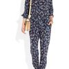 Stella Mccartney Christine Paisleyprint Silk Pants in Blue (navy) - Lyst