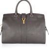 Yves Saint Laurent Large Cabas Chyc Leather Tote in Gray - Lyst