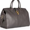 Yves Saint Laurent Large Cabas Chyc Leather Tote in Gray - Lyst