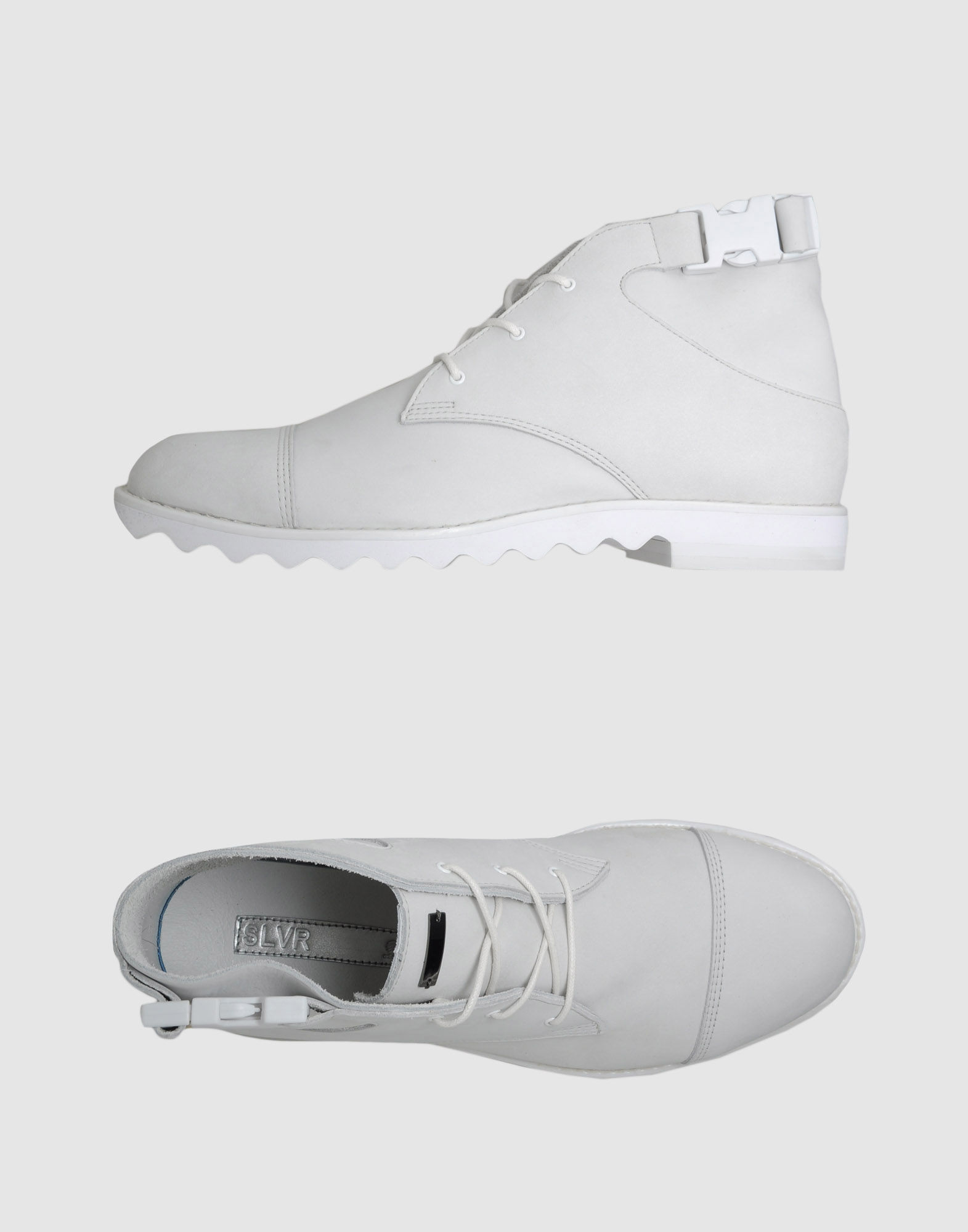 Adidas Slvr Adidas Slvr Hightop Dress Shoes in White for Men (grey