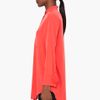 Carven Coral Open Back Blouse in Pink (coral) - Lyst