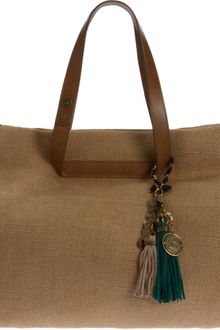 Lanvin Tote-ally Jute Bag - Lyst