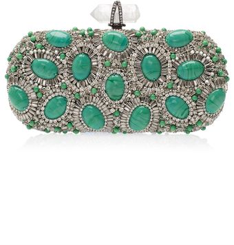  Crystal and Stone Clutch 
