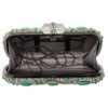 Marchesa Crystal and Stone Clutch in Green - Lyst