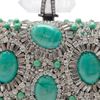 Marchesa Crystal and Stone Clutch in Green - Lyst