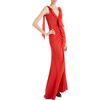 Nina Ricci Ruffled Evening Gown in Red - Lyst